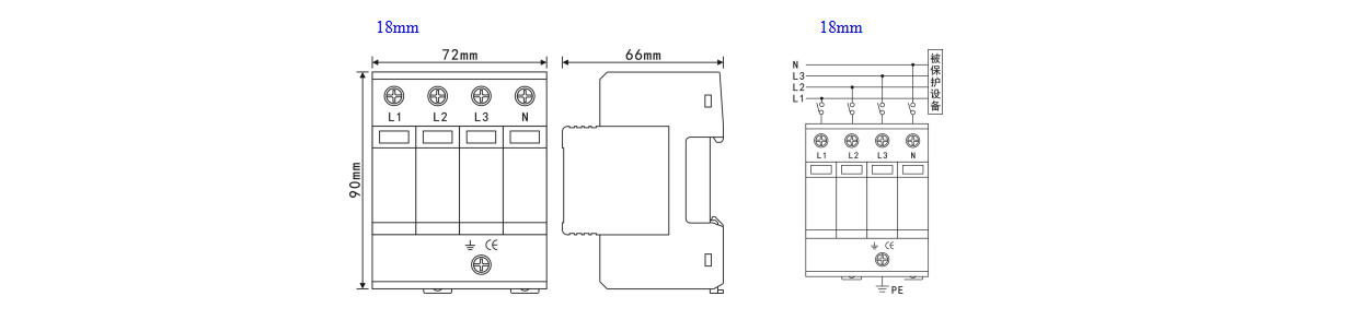 BNG-40/4P过电压保护器png BNG-40/4P过电压保护器png