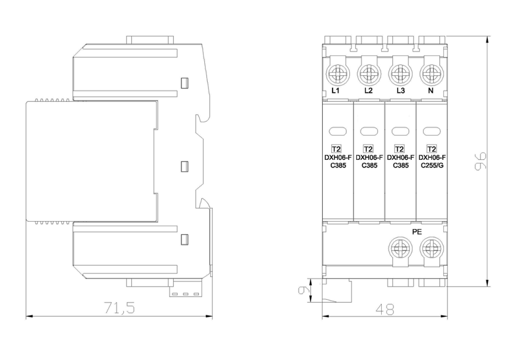 DXH06-FC385/4 20-40kA浪涌保护器.png DXH06-FC385/4 20-40kA浪涌保护器.png